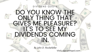 Dividend quote by Rockefeller