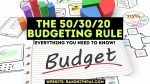 50/30/20 Budgeting Rule Features & Importance