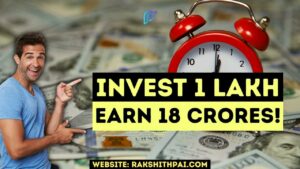 This is How You invest Rs.1 Lakh Per Month To Earn 18 Crores in 25 Years